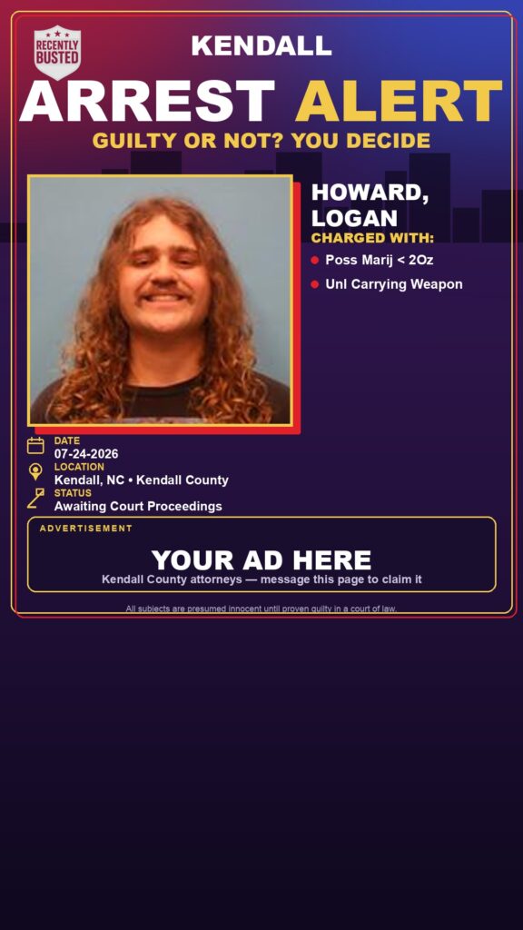 Arrest report - Howard, Logan