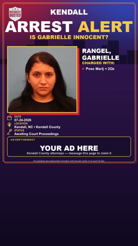 Arrest report - Rangel, Gabrielle