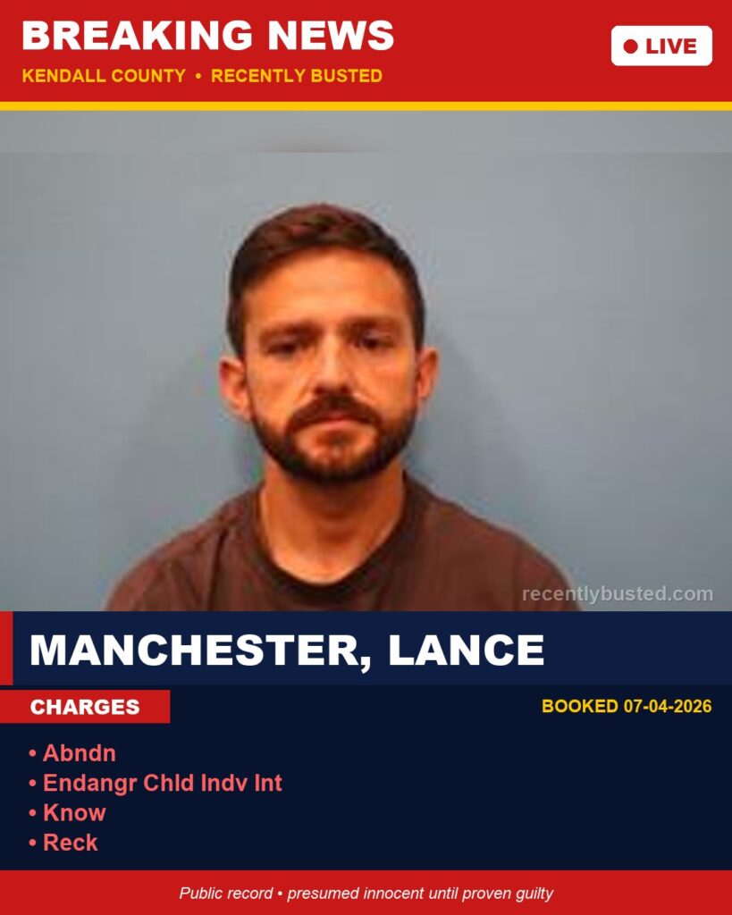 Booking photo of Manchester, Lance