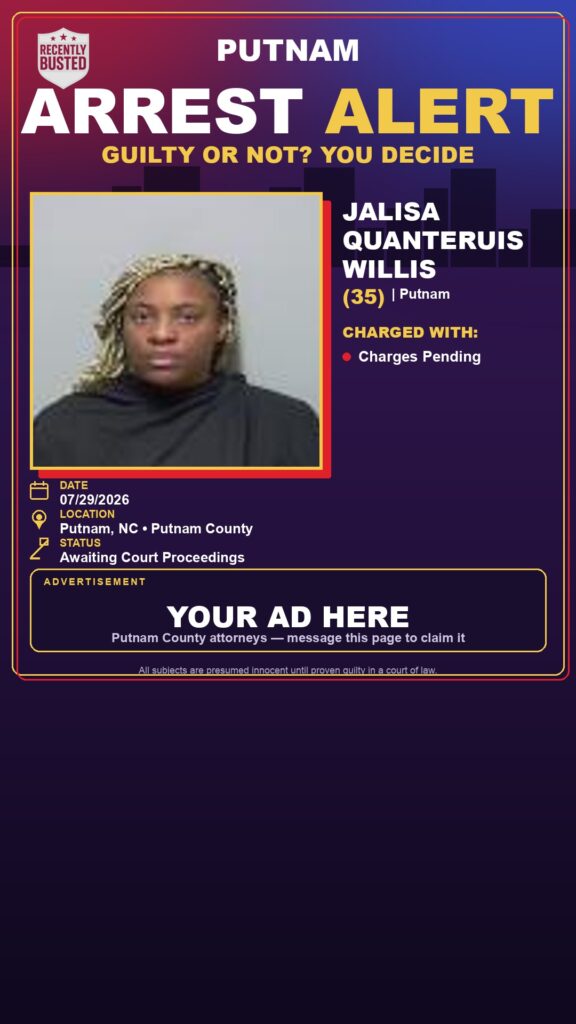 Arrest report - Jalisa Quanteruis Willis