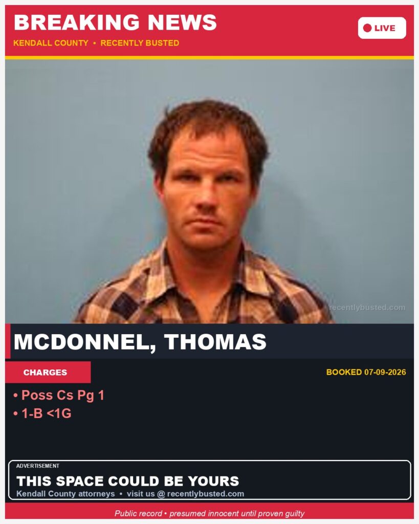 Booking photo of Mcdonnel, Thomas