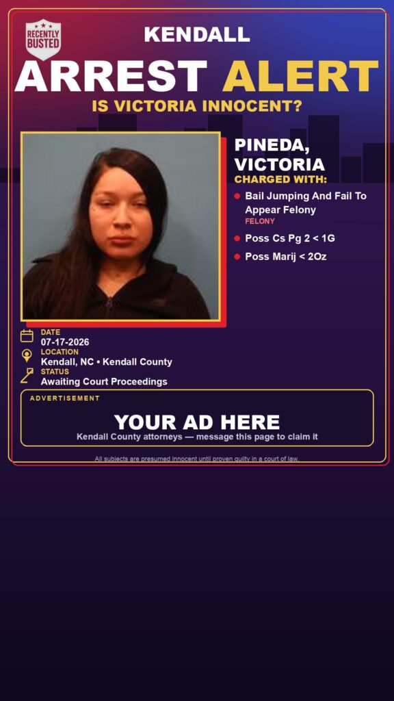 Booking photo of Pineda, Victoria