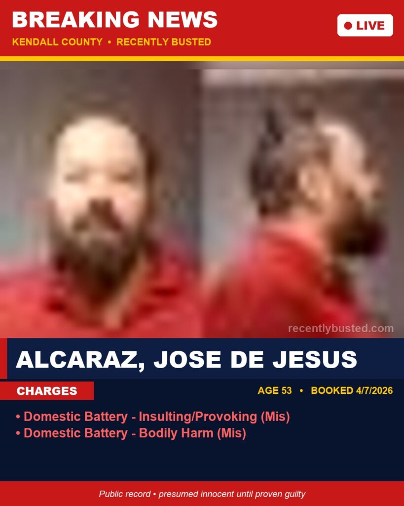 Booking photo of ALCARAZ, JOSE DE JESUS
