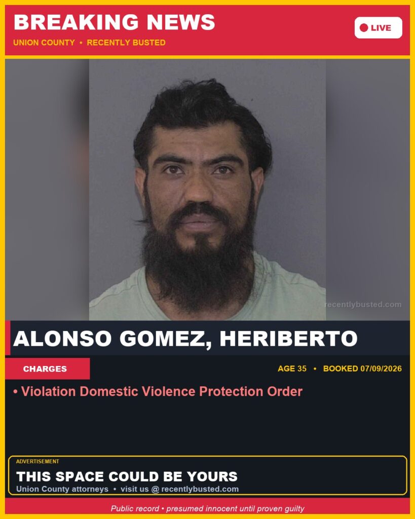 Booking photo of ALONSO GOMEZ, HERIBERTO