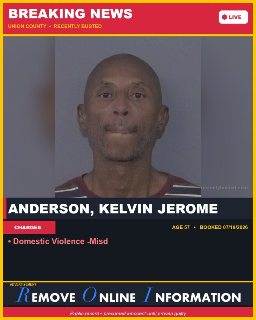 Booking photo of ANDERSON, KELVIN JEROME