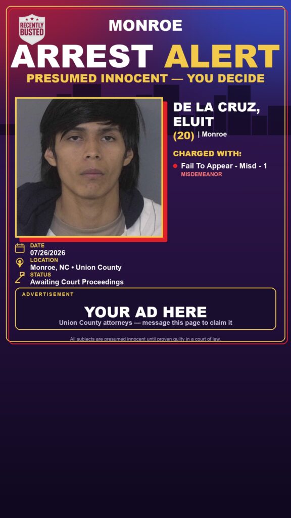 Booking photo of DE LA CRUZ, ELUIT