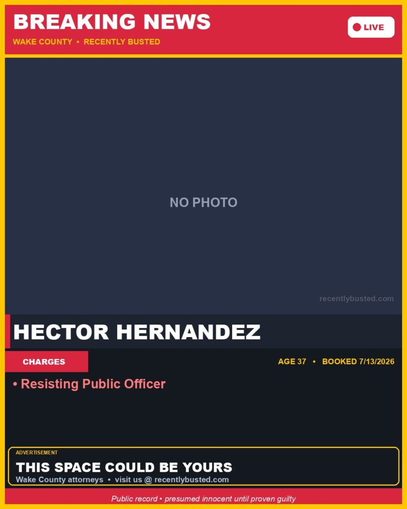 Booking photo of HECTOR HERNANDEZ