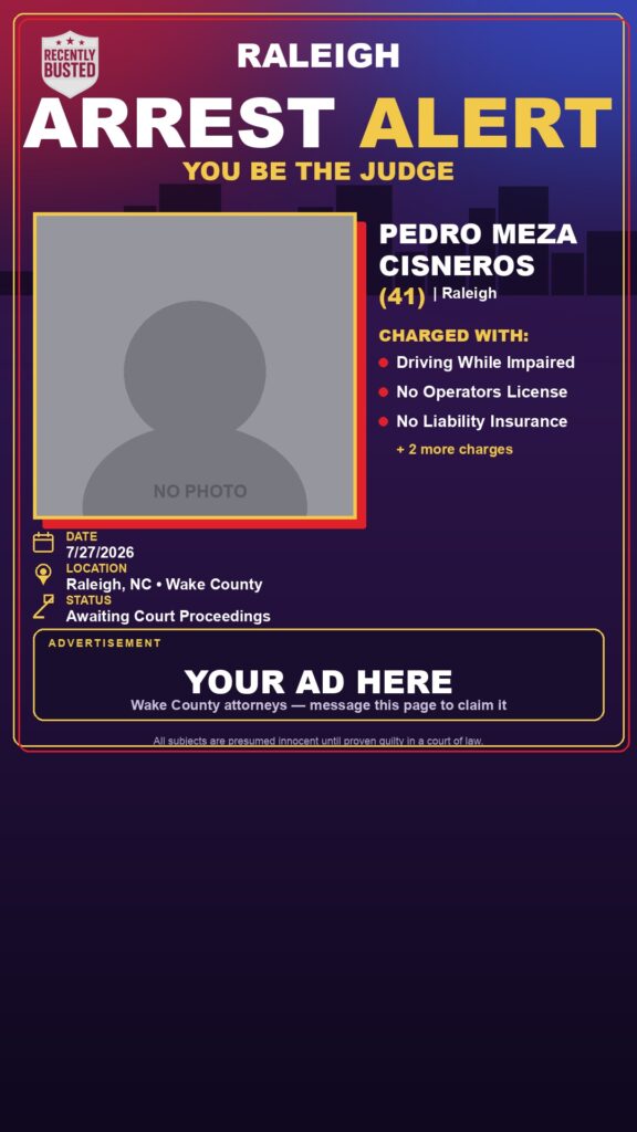 Booking photo of PEDRO MEZA CISNEROS