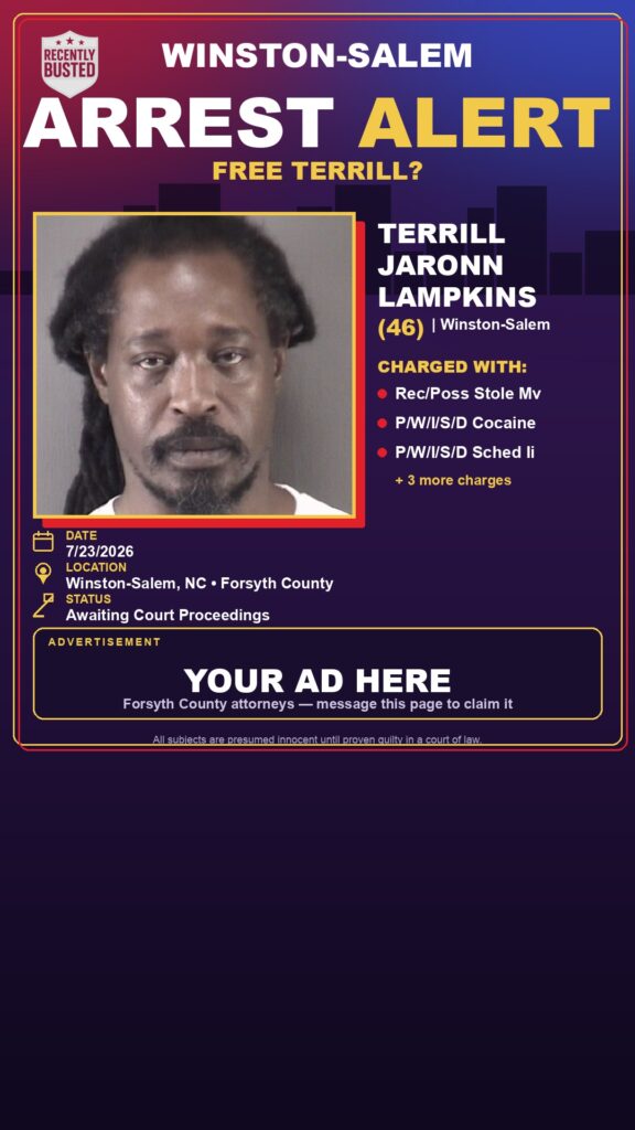 Booking photo of TERRILL JARONN LAMPKINS