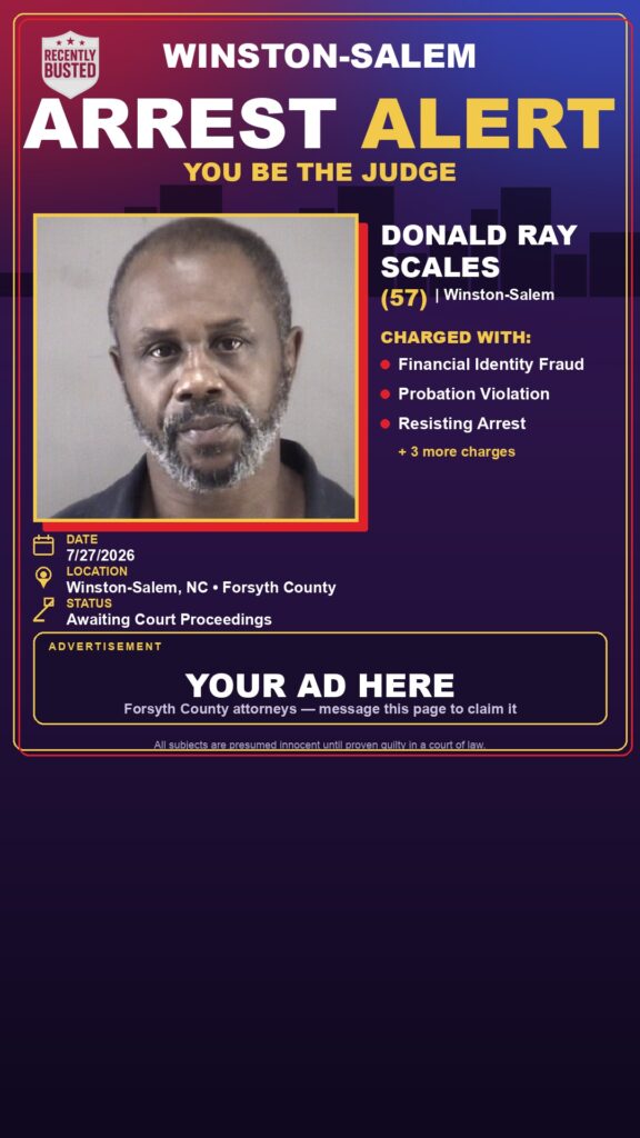 Booking photo of DONALD RAY SCALES