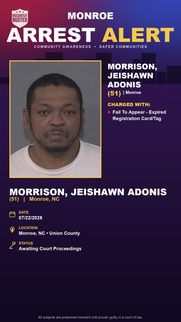 Booking photo of MORRISON, JEISHAWN ADONIS
