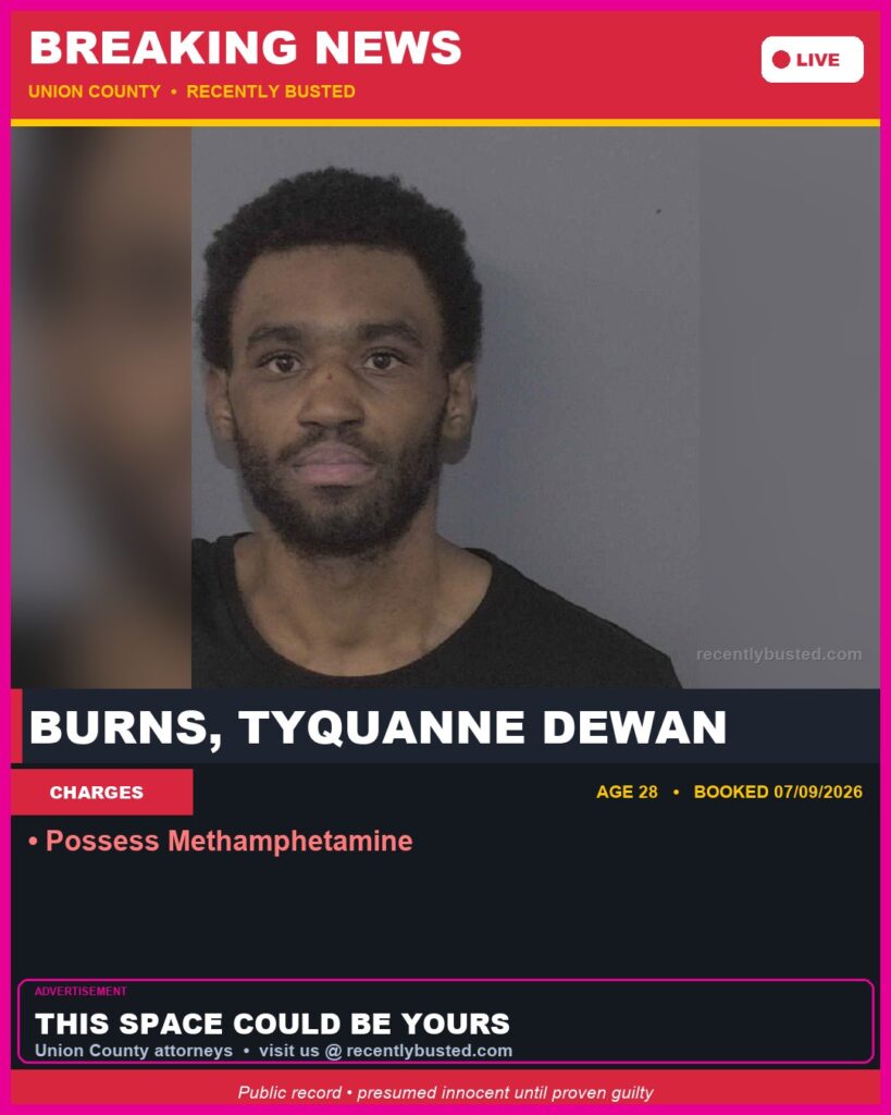 Booking photo of BURNS, TYQUANNE DEWAN