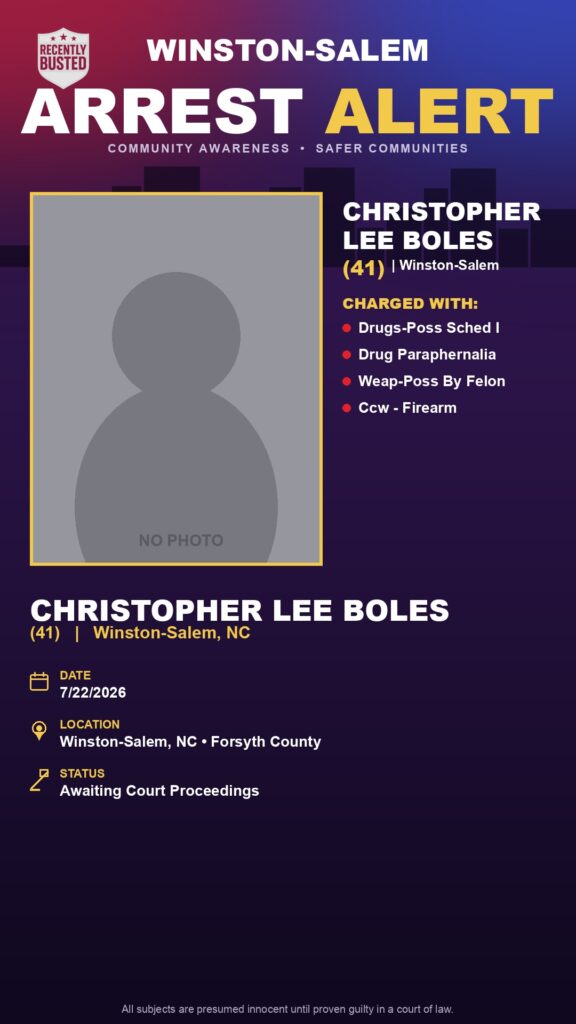 Booking photo of CHRISTOPHER LEE BOLES