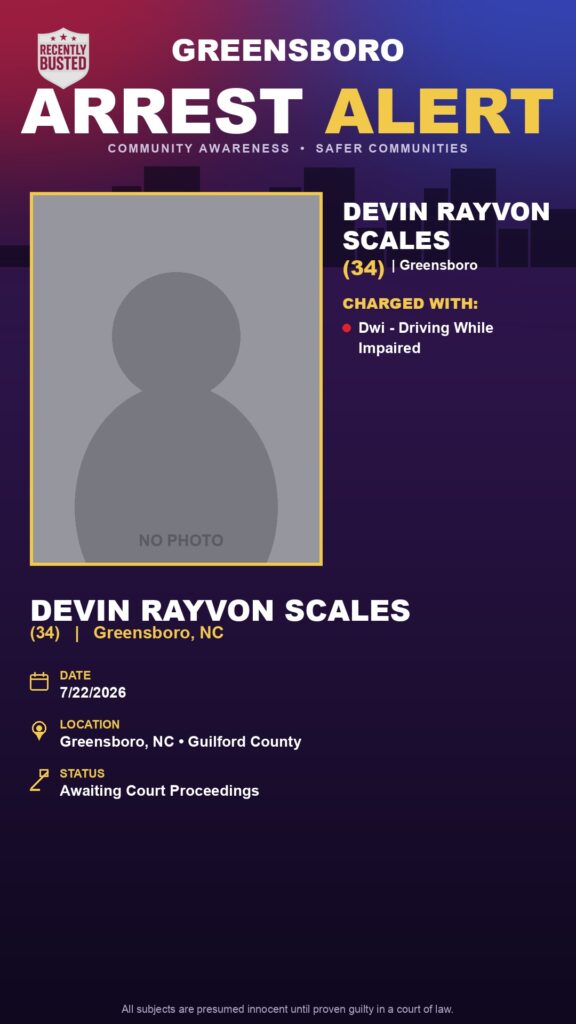 Booking photo of DEVIN RAYVON SCALES