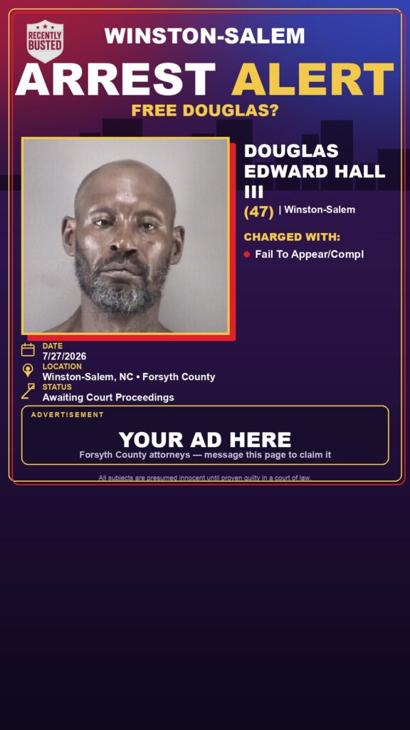 Booking photo of DOUGLAS EDWARD HALL III