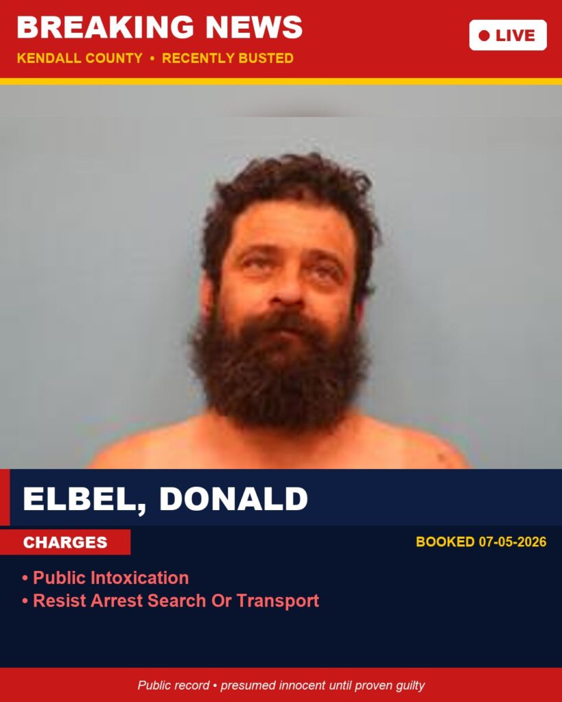 Booking photo of Elbel, Donald