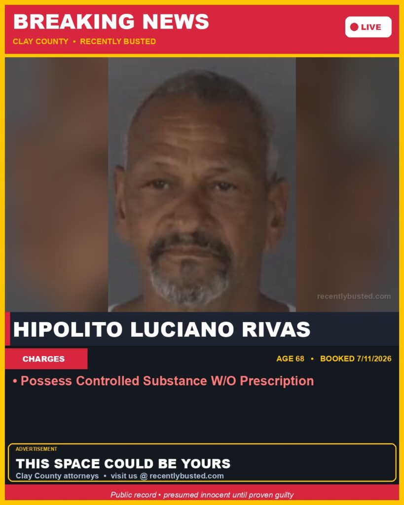 Booking photo of HIPOLITO LUCIANO RIVAS