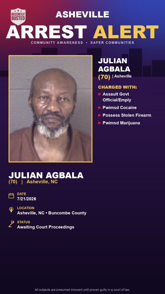 Booking photo of JULIAN AGBALA