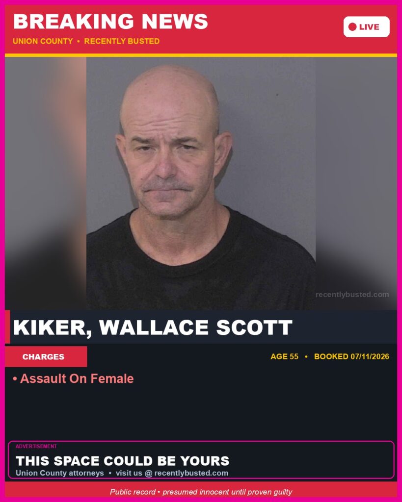 Booking photo of KIKER, WALLACE SCOTT