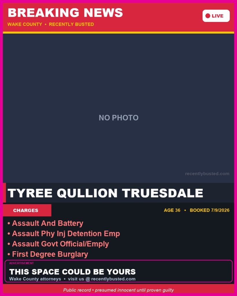 Booking photo of TYREE QULLION TRUESDALE