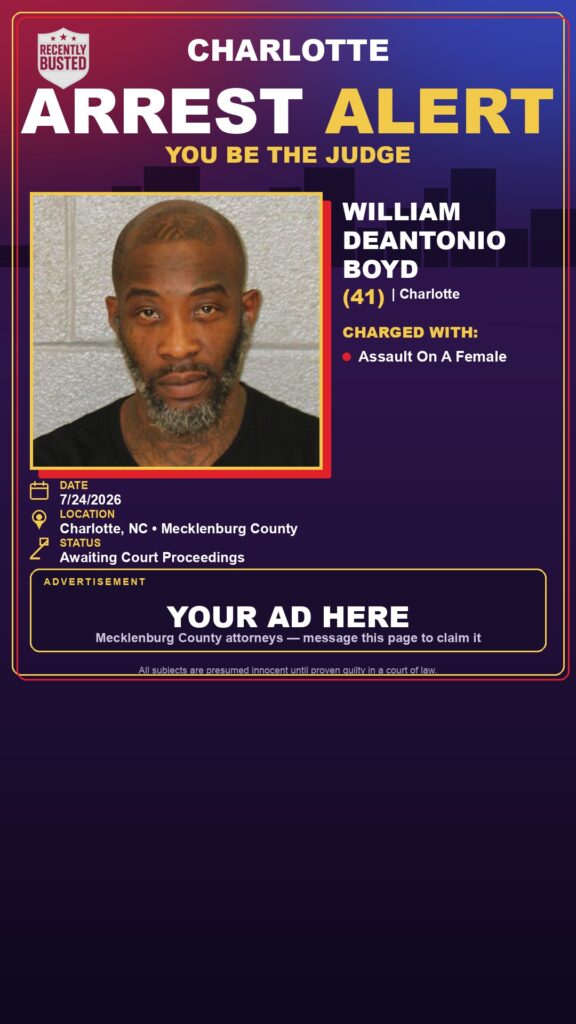 Booking photo of WILLIAM DEANTONIO BOYD