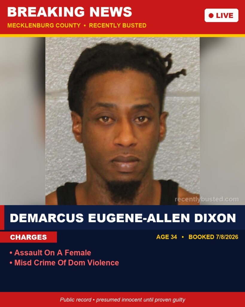 Booking photo of DEMARCUS EUGENE-ALLEN DIXON