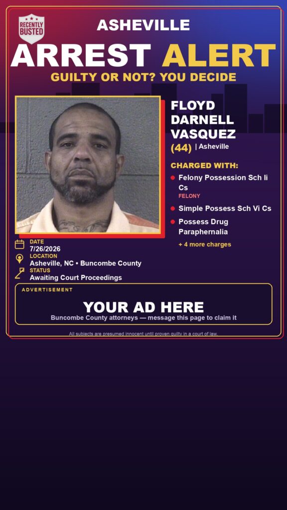 Booking photo of FLOYD DARNELL VASQUEZ