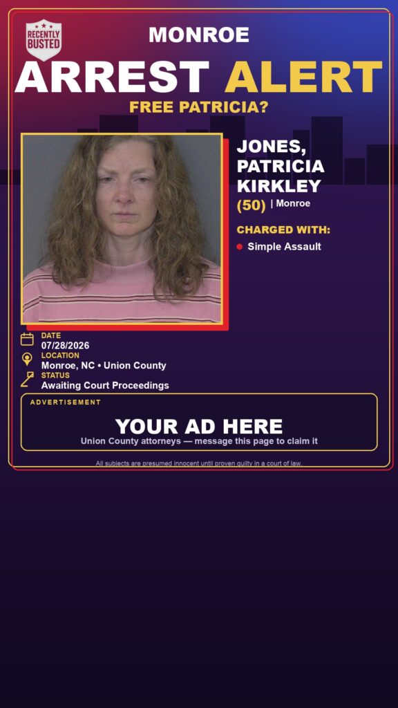 Booking photo of JONES, PATRICIA KIRKLEY