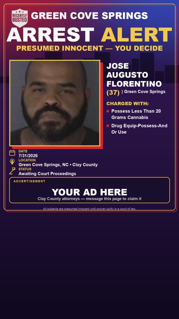 Arrest report - JOSE AUGUSTO FLORENTINO