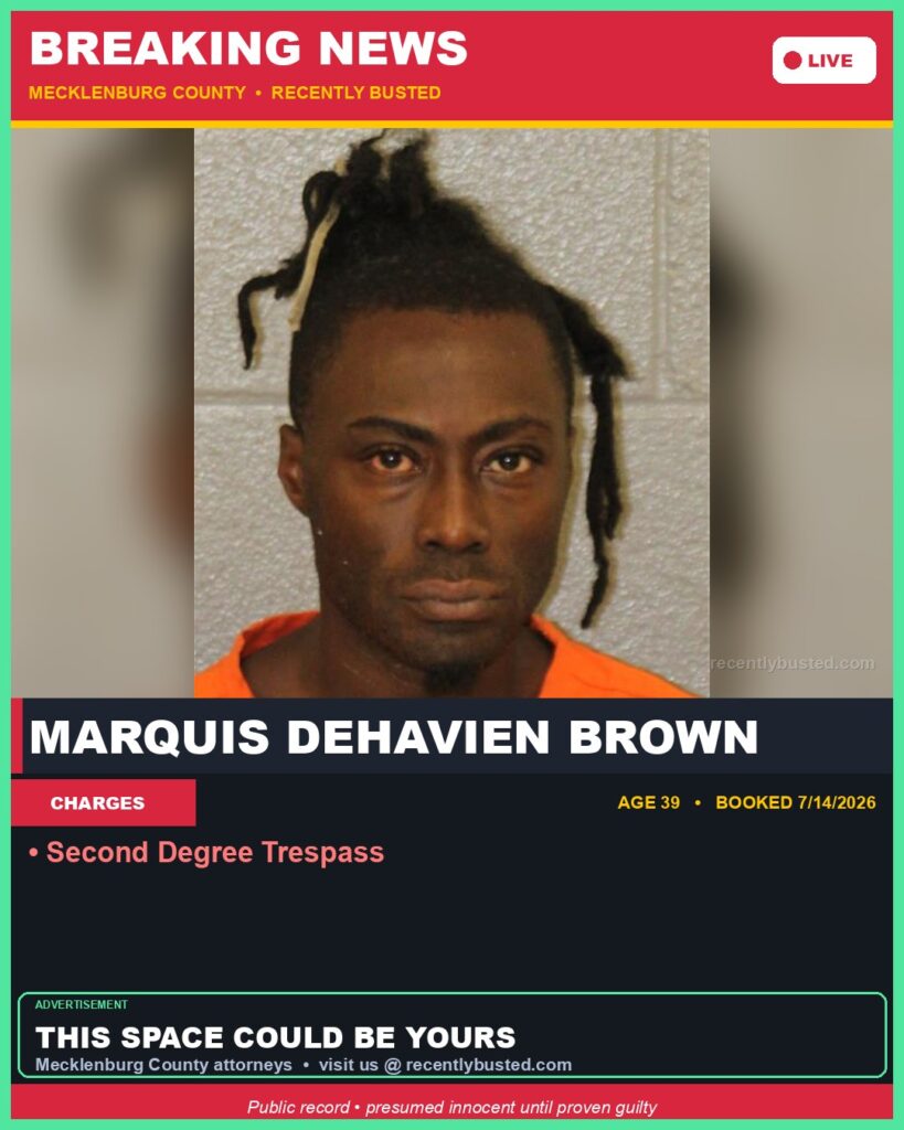 Booking photo of MARQUIS DEHAVIEN BROWN