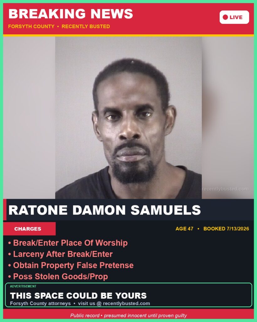Booking photo of RATONE DAMON SAMUELS