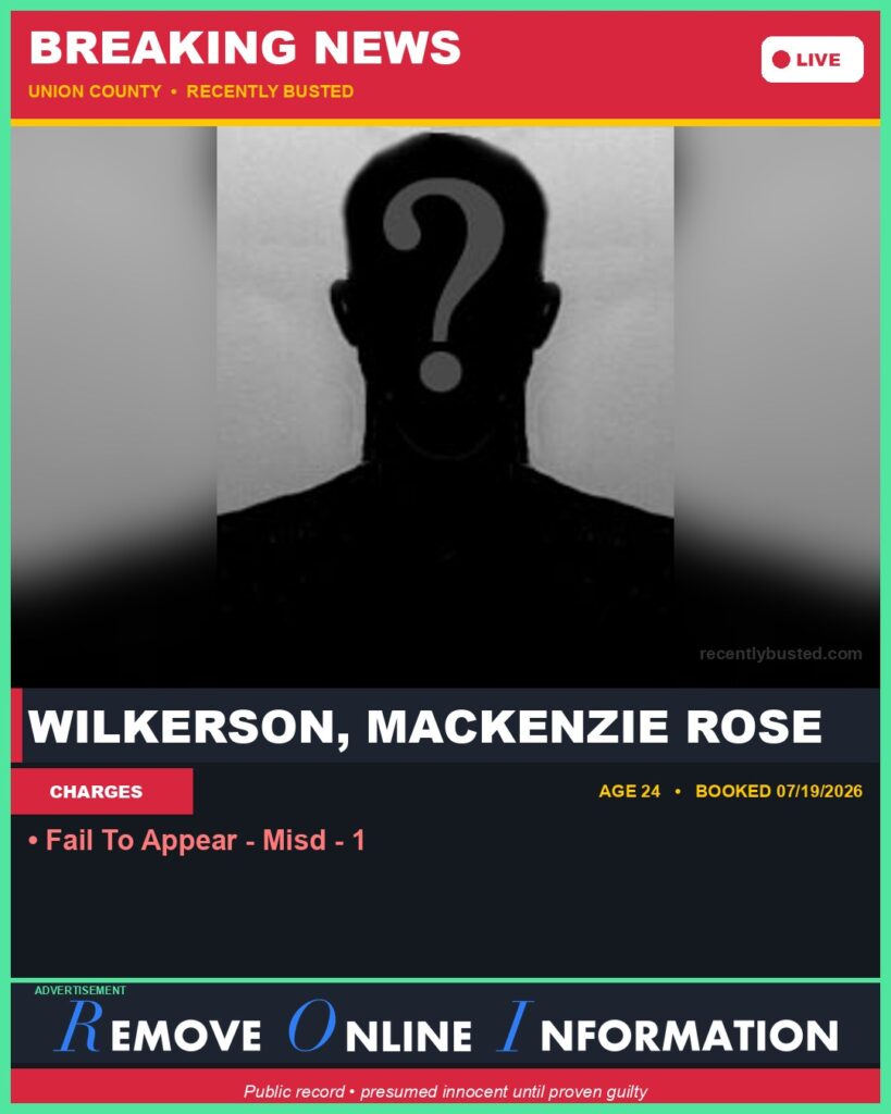 Booking photo of WILKERSON, MACKENZIE ROSE