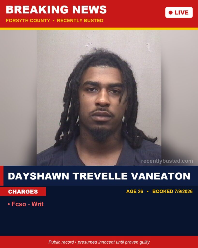 Booking photo of DAYSHAWN TREVELLE VANEATON