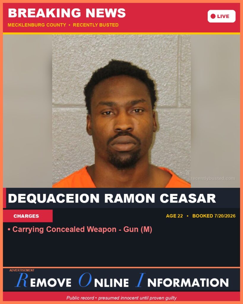 Booking photo of DEQUACEION RAMON CEASAR