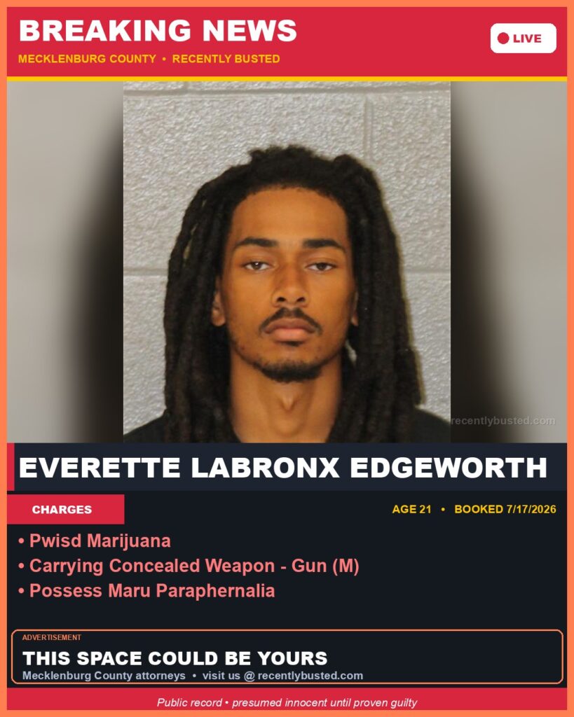 Booking photo of EVERETTE LABRONX EDGEWORTH
