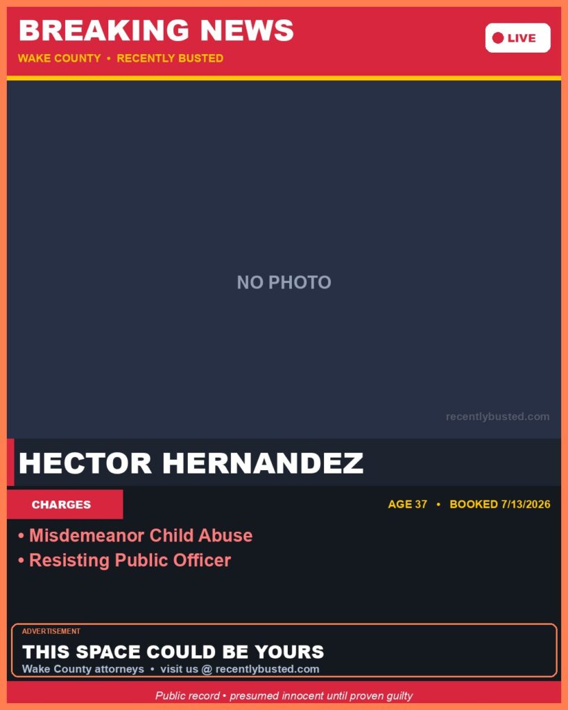 Booking photo of HECTOR HERNANDEZ