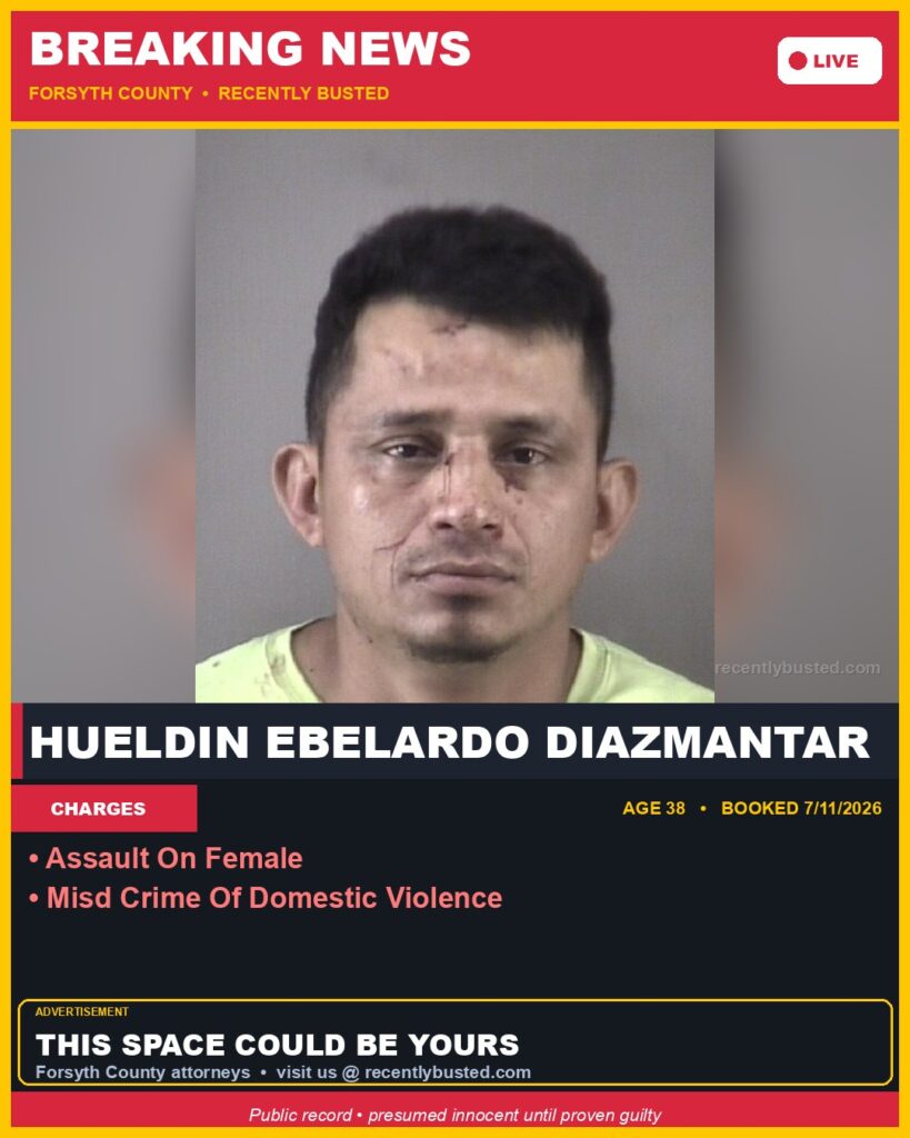 Booking photo of HUELDIN EBELARDO DIAZMANTAR