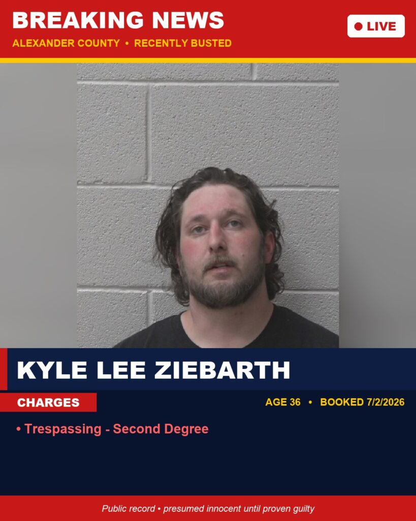 Booking photo of KYLE LEE ZIEBARTH