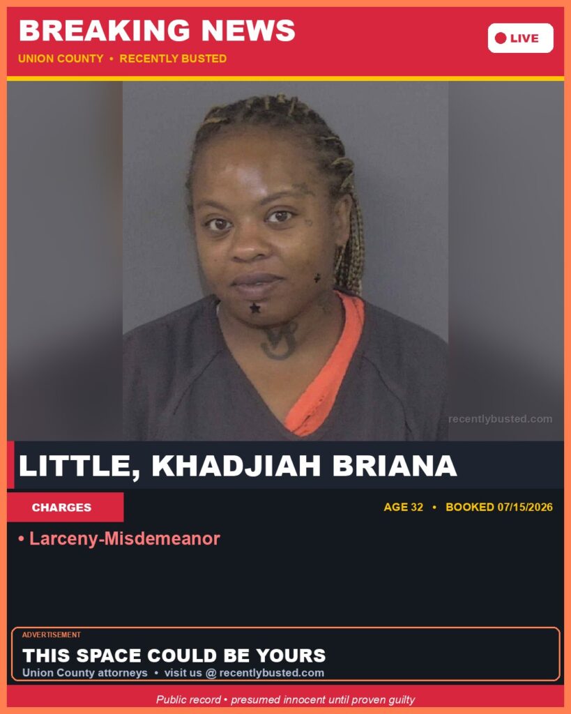 Booking photo of LITTLE, KHADJIAH BRIANA