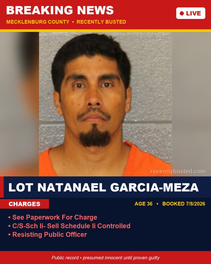 Booking photo of LOT NATANAEL GARCIA-MEZA