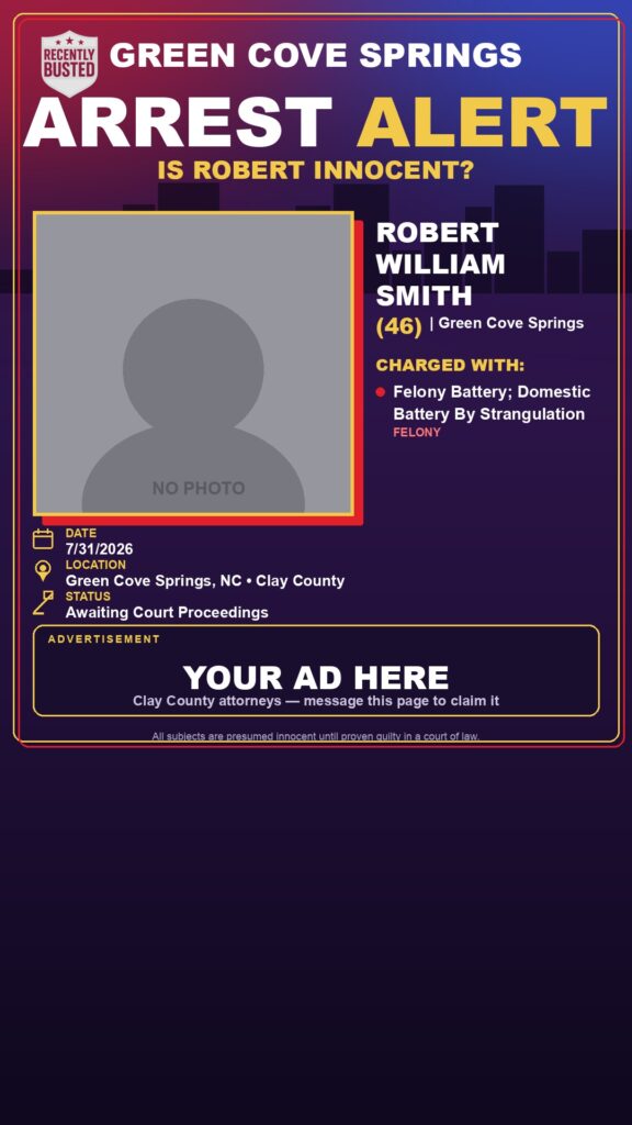 Arrest report - ROBERT WILLIAM SMITH