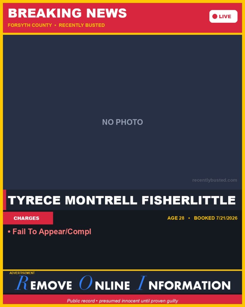 Booking photo of TYRECE MONTRELL FISHERLITTLE