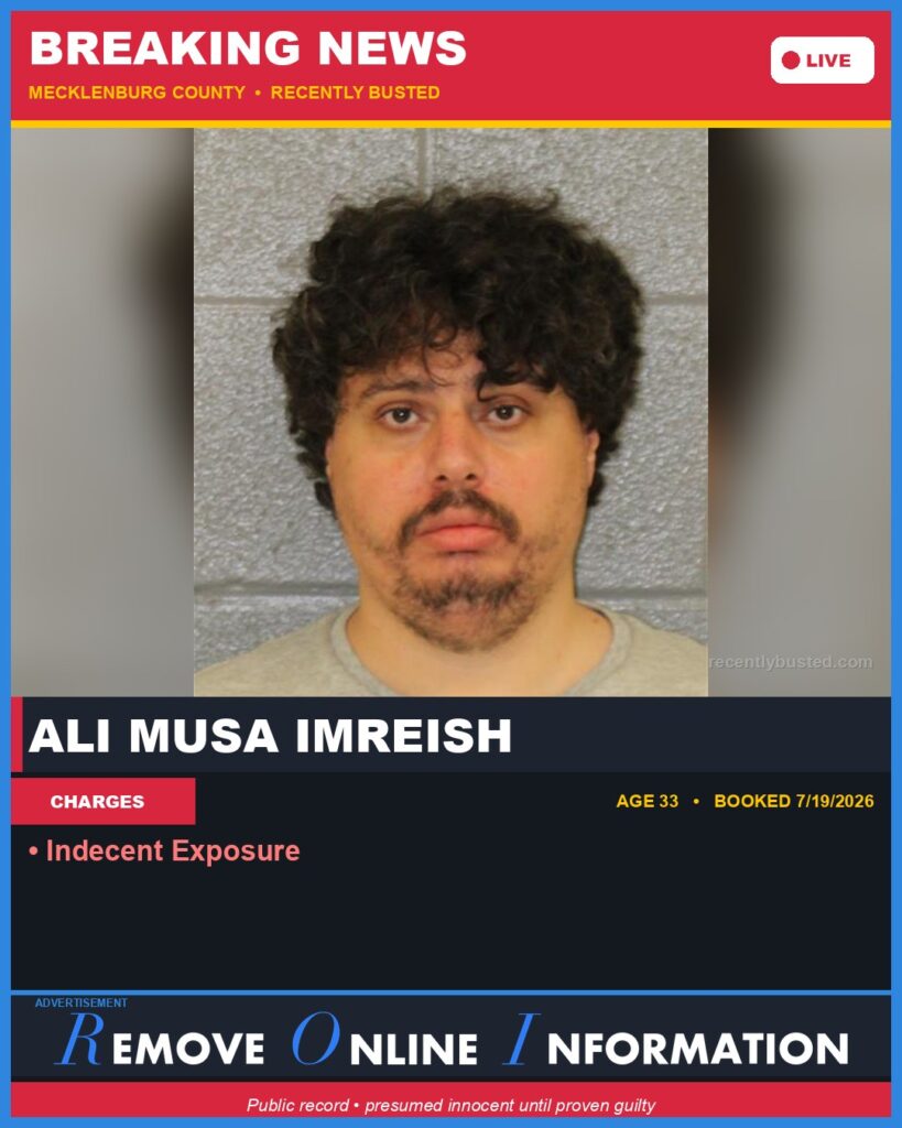 Booking photo of ALI MUSA IMREISH