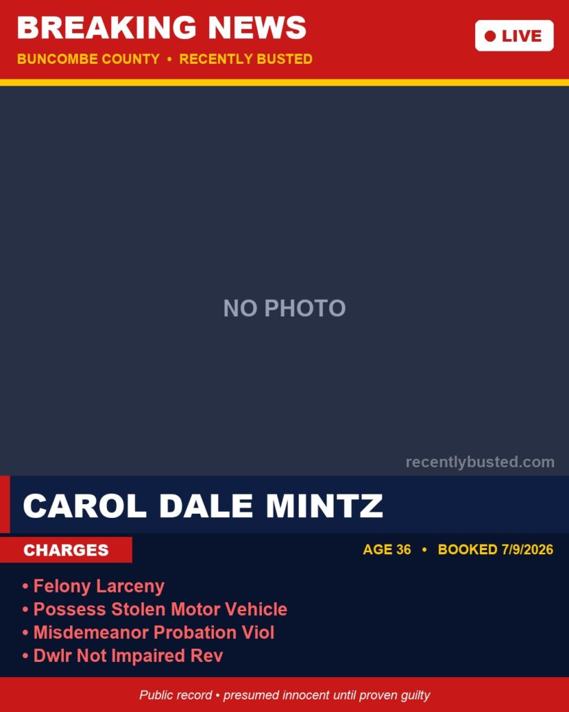 Booking photo of CAROL DALE MINTZ