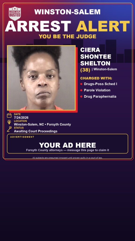 Booking photo of CIERA SHONTEE SHELTON