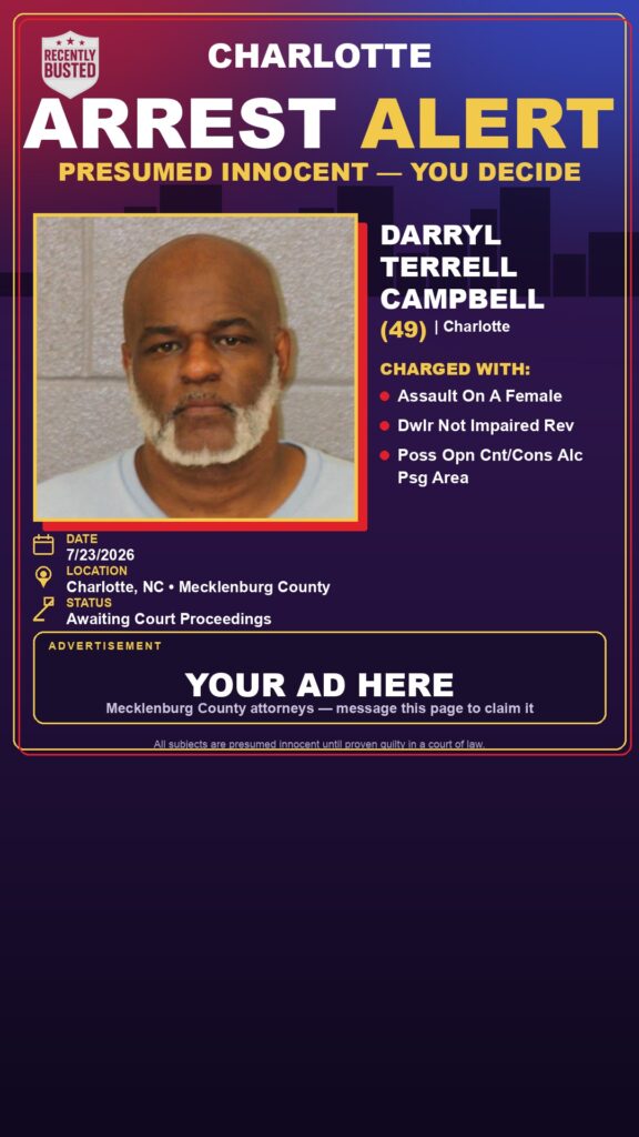 Booking photo of DARRYL TERRELL CAMPBELL