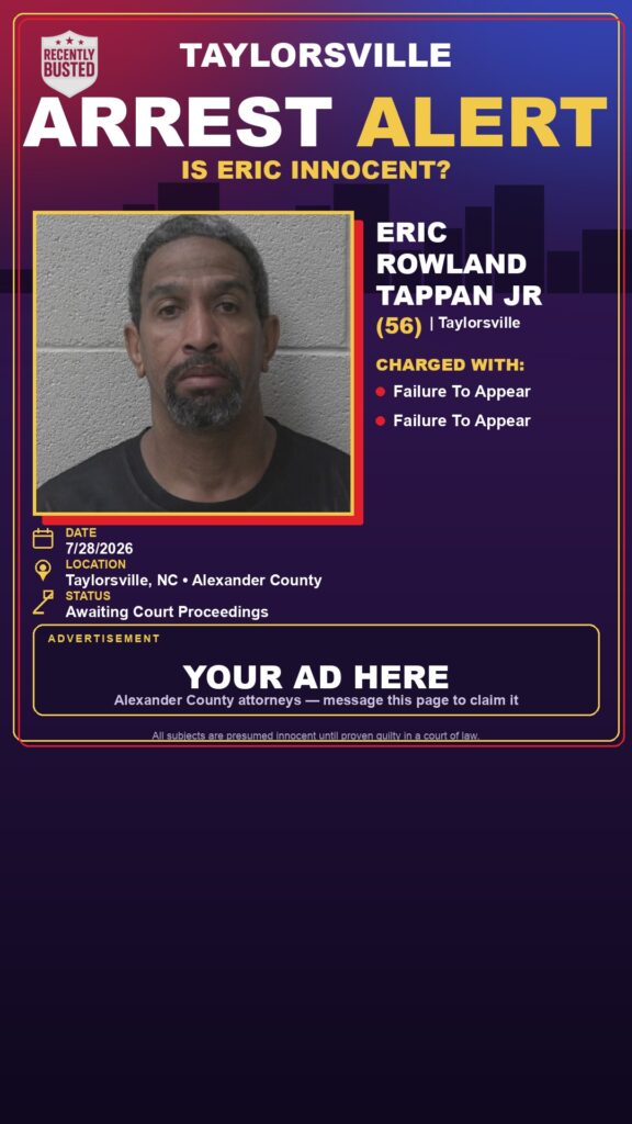 Booking photo of ERIC ROWLAND TAPPAN JR