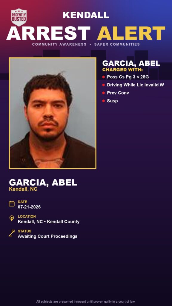Booking photo of Garcia, Abel