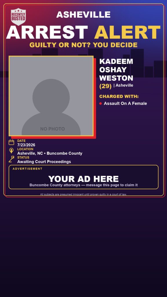 Booking photo of KADEEM OSHAY WESTON