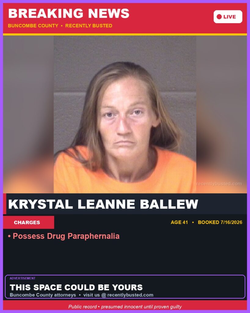Booking photo of KRYSTAL LEANNE BALLEW